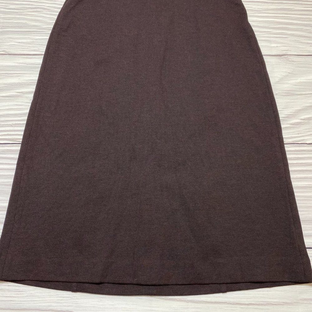 M.M. Lafleur Maggie Textured Ponte Dress Malbec - Picture 4 of 16